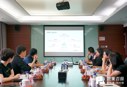 财联社创始人徐安安带队到访融象咨询，共商战略合作